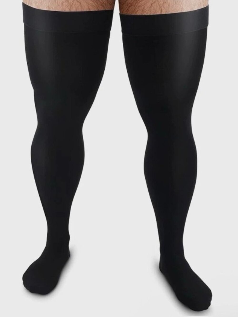 Zhanmai Thigh High Compression Socks Men 20-30 mmHg Swelling